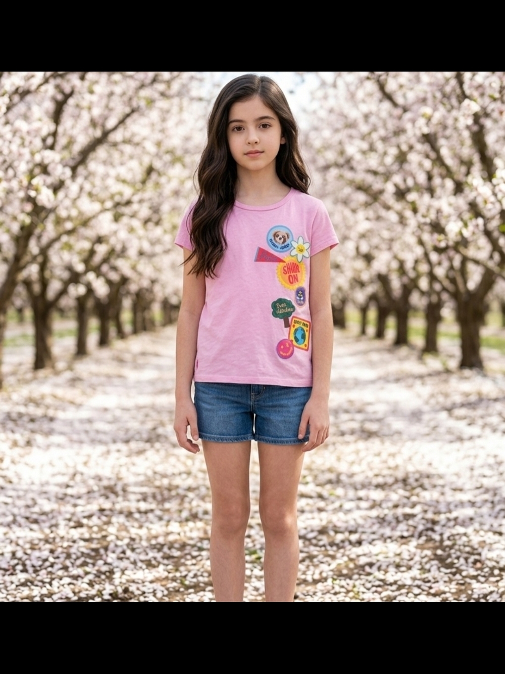 Polo by Ralph Lauren Pink Short-Sleeve Graphic Tee For Kids Size M